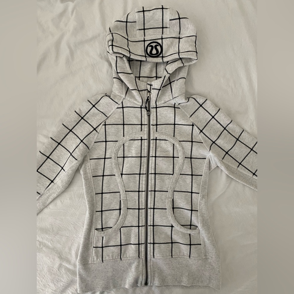 Lululemon Checkered Scuba Jacket/Hoodie